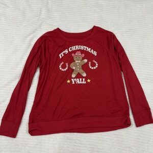 Magical Season Women's Large Christmas Pajama Sleep Shirt It's‎ Christmas Y'All